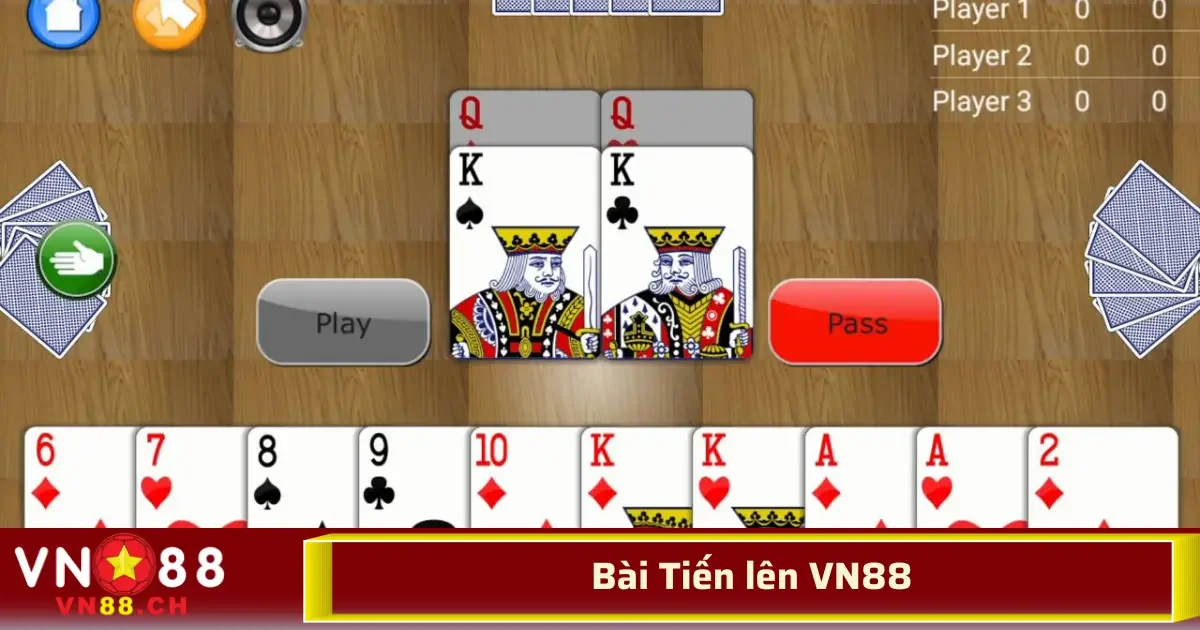 Bài Tiến Lên VN88 – Đánh Bài Kinh Điển, Ăn Tiền Thần Tốc 1 Bài Tiến lên VN88 không chỉ đơn thuần là một trò chơi giải trí mà còn là một cuộc thi đấu trí tuệ, đòi hỏi người chơi phải sở hữu kỹ năng, chiến thuật và khả năng phán đoán tốt để thắng lợi.