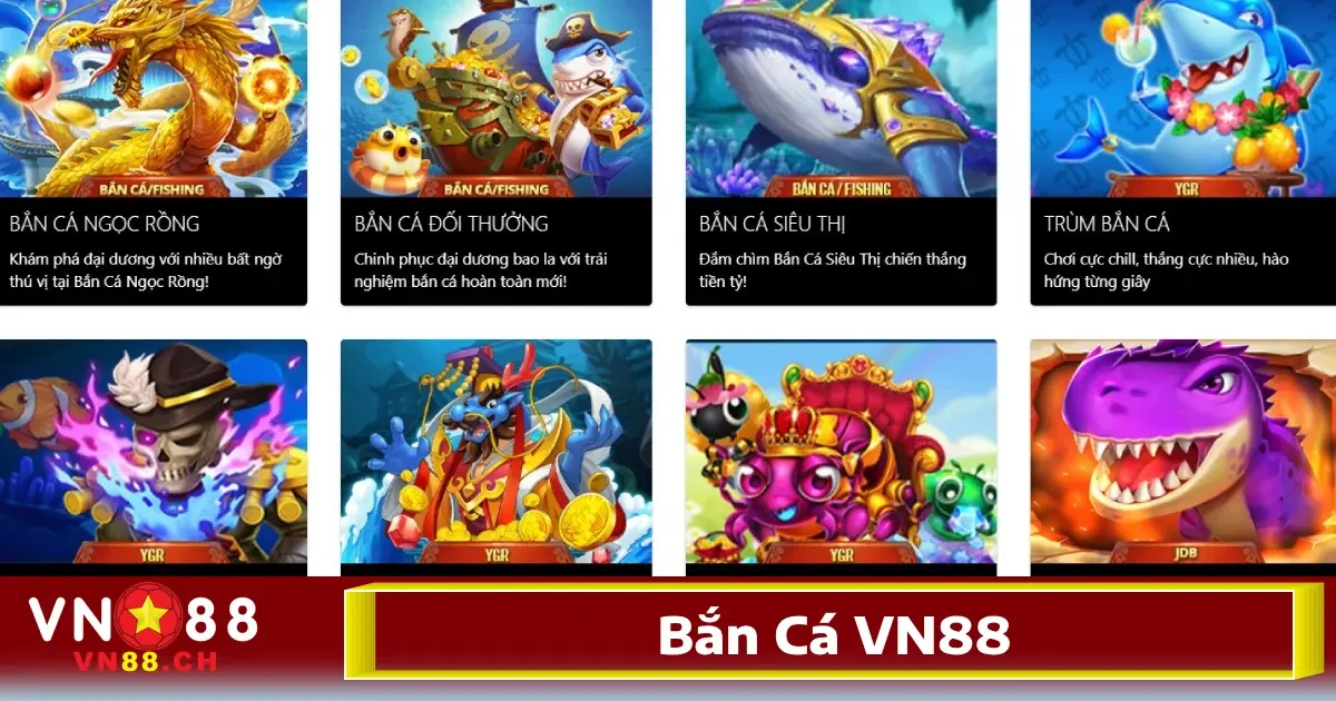 Các bước để bắt đầu chiến đấu trong game Bắn cá VN88