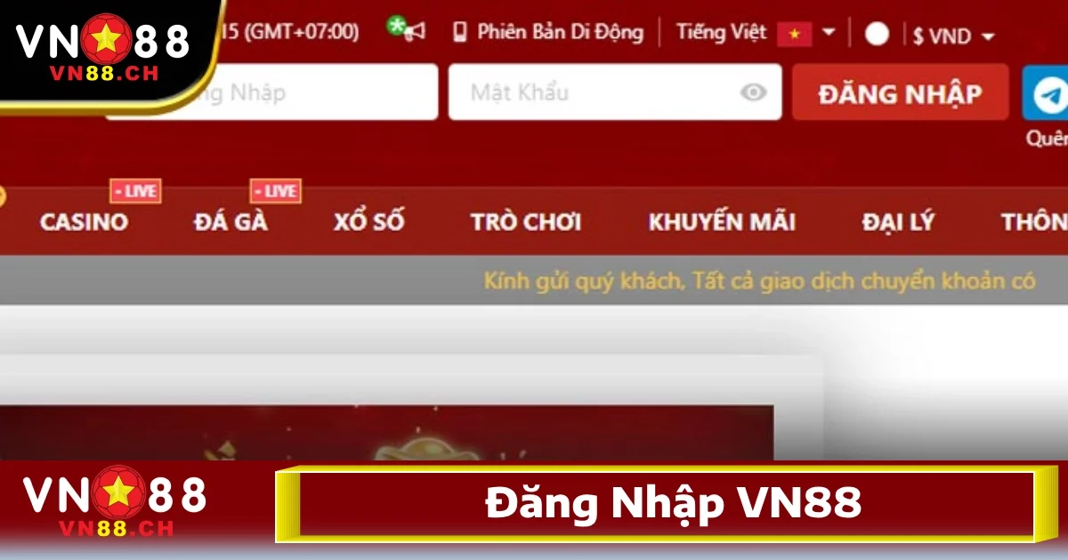 Việc đăng nhập VN88 qua các thiết bị khác nhau như điện thoại di động hoặc máy tính giúp người chơi thoải mái lựa chọn theo nhu cầu cá nhân.