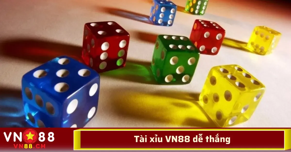 Tài xỉu VN88 – Trò Chơi Đơn Giản, Ai Cũng Có Thể Thắng 3 Mỗi loại cược có đặc điểm riêng về tỷ lệ thắng, thưởng và kỹ năng dự đoán. Người chơi có thể lựa chọn phù hợp dựa trên chiến lược cá nhân.