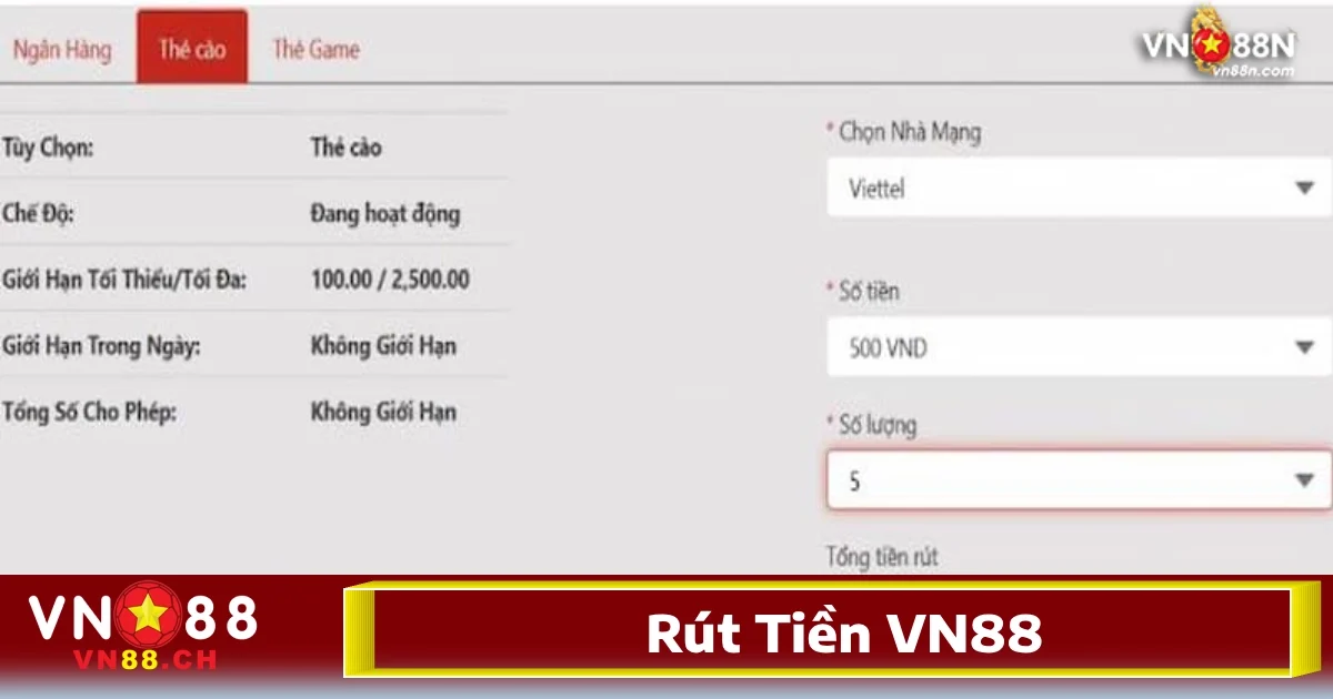 Hướng Dẫn VN88 3 Hướng dẫn VN88 - Các cách rút tiền nhanh nhất