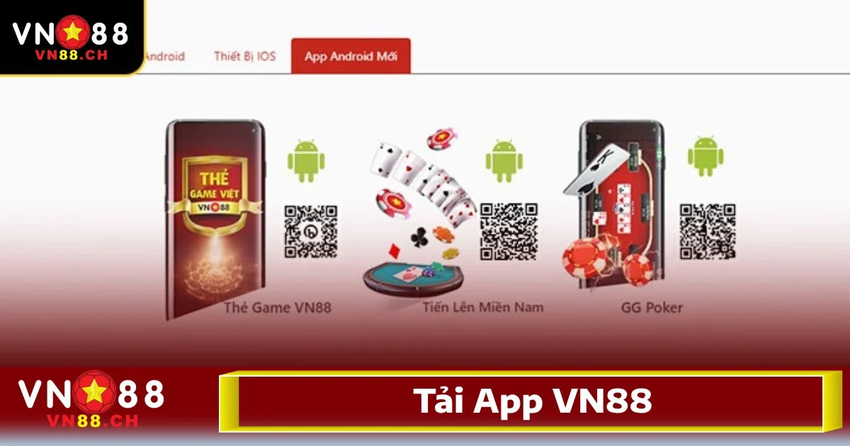 Đa dạng trò chơi và nhanh chóng nạp/rút tiền khi tải app VN88